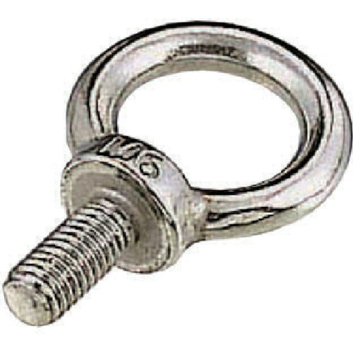 Mizumoto Stainless Steel Eyebolt Metric Screw Thread Diameter M-6 IB-6M 1 pc