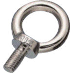 Mizumoto Stainless Steel Forged Eyebolt Metric Screw Thread Diameter M-10 IBF-10M 1 pc