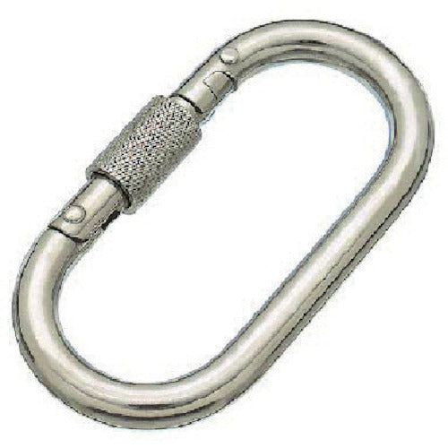 미즈모토 스테인리스 카라비나(환 부착) 선경 10mm 길이 90mm K-2 1개