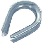 Mizumoto Hook Stainless Steel Bean Thimble for Rope Diameter 5mm KM-5 1 pc