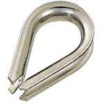Mizumoto Hook Stainless Steel Light Thimble for Rope Diameter 6mm KR-6 1 pc