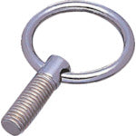 Mizumoto Eye Plate Stainless Steel Ring Bolt (Metric Thread) Screw Diameter M-10 Height 25mm LB-10M25 1 pc