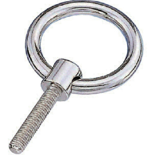 Mizumoto Eye Plate Stainless Steel Flange Ring Bolt (Metric Thread) Screw Diameter M-8 Height 40mm LBT-8M40 1 pc