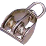 Mizumoto Stainless Steel Bean Block 2 Wheels, Reference Load 120kgf MB-32W 1 pc