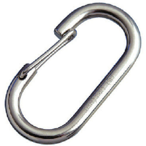Mizumoto Stainless Steel O-Hook (for rope) Wire diameter 6mm Length 52mm MO-6R 1 pc