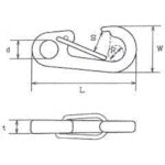 Mizumoto Wire Clip Stainless Steel Mini Clip Length 34mm MP-3 1 piece