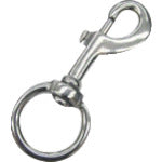 Mizumoto Stainless Steel Snap Clamp, Wire Diameter 7mm, Length 123mm, N-3, 1 pc
