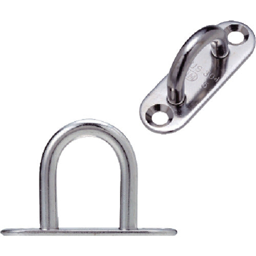 Mizumoto Eye Plate Stainless Steel Pad Eye PD-6H 1 piece