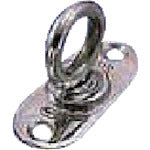 Mizumoto Eye Plate Stainless Steel Rotating Pad Eye Inner Diameter 15mm 20mm x 50mm Barrel Polished Finish PDS-5 1 pc