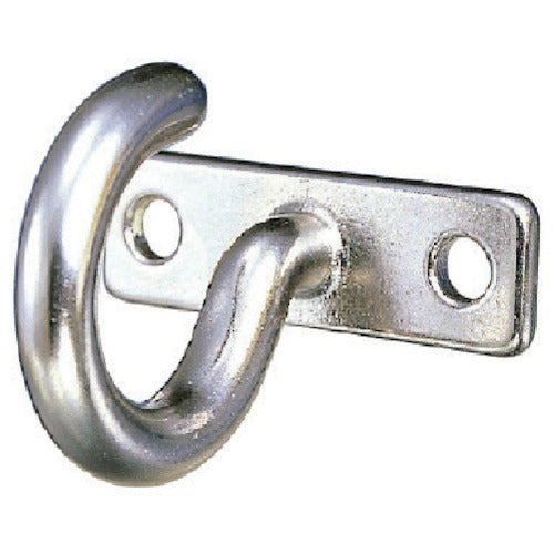 水本　ステンレス　プレートフック　２５．５ｍｍ×７．５ｍｍ　使用荷重：０．４９ｋＮ　PH-3　1 個