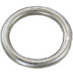 Mizumoto Stainless Steel Round Link, Wire Diameter 6mm, Inner Diameter 80mm, R-6-80, 1 pc
