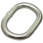 Mizumoto Stainless Steel Oval Link, Wire Diameter 10mm, Inner Length 60mm, RO-10, 1 pc