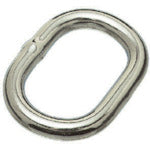 Mizumoto Stainless Steel Oval Link, Wire Diameter 6mm, Inner Length 31mm, RO-6, 1 pc