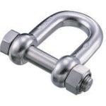 水本　ステンレス　ＳＢＵシャックル　呼び１２ｍｍ　使用荷重：７．３５ｋＮ　SBU-12　1 個