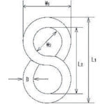 水本　Ｓフック　ステンレス　豆Ｓカン　全長３０ｍｍ　使用荷重０．０５ｋＮ　SJ-25　1 個