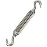 미즈모토 스테인리스 프레임식 턴버클(훅&amp;훅) 비늘 지름 2분