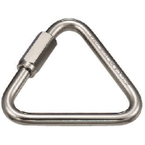 Mizumoto Stainless Steel Triangle Ring Catch, Wire Diameter 8mm, Length 79mm, Inner Width 53mm, TH-8, 1 pc