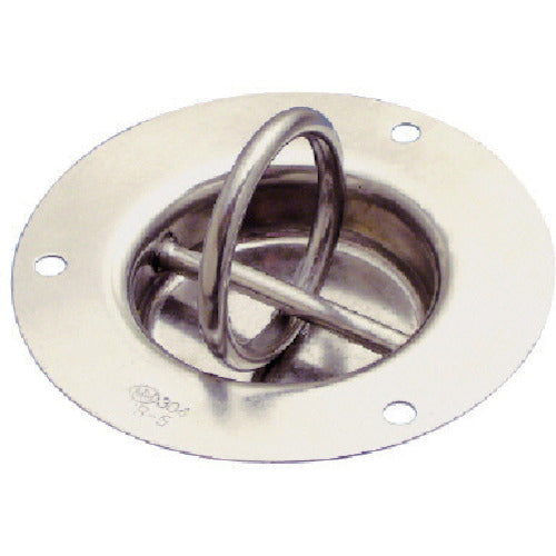 水本　ステンレス　埋め込みリングフック　径９０ｍｍ　UR-5　1 個