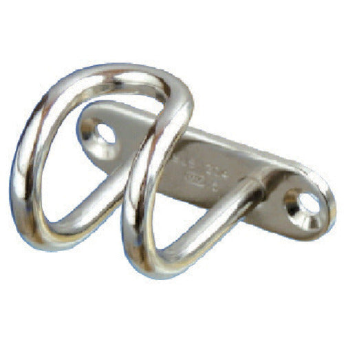 Mizumoto Stainless Steel Wire Plate Hook 50mm x 15mm WPH-5 1 pc