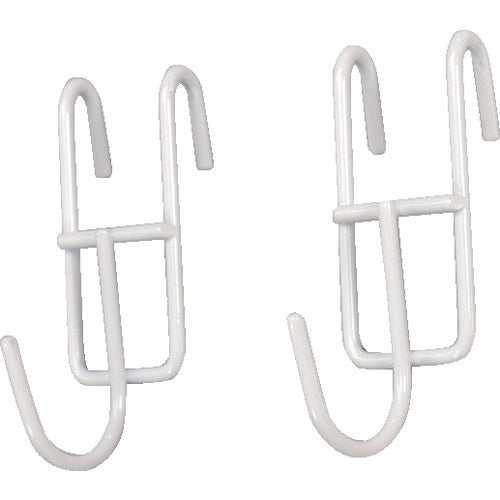 光　メッシュパネル用パーツ　フックＢ　白　２Ｐ　HF-22　1 PK