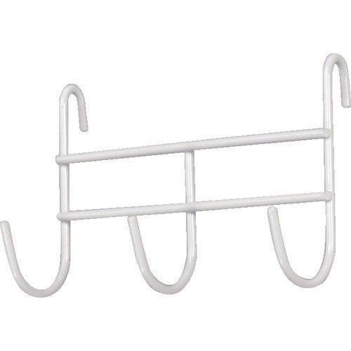 光　メッシュパネル用パーツ　３連フック　白　HF-32　1 個