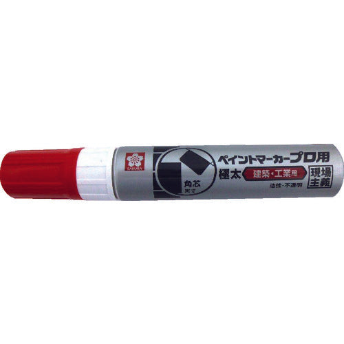 Sakura Industrial Marker Paint Marker Professional Extra Thick Red KPMK-J-19R 1 pc