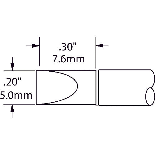 Metcal MX Series Tip Cartridge STTC-117 1 piece