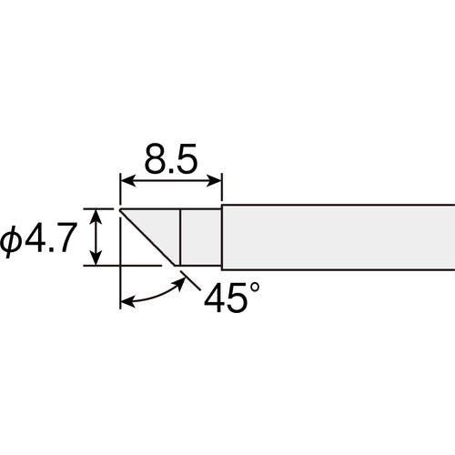 ＨＯＺＡＮ　ＨＳ−５１用　ビット　Ｃ型　HS-51C05　1 個