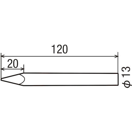굿 교체 구리 팁 φ13(HP-150용) T-13A 1개