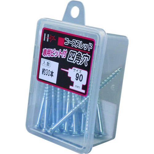 ＤＡＩＤОＨＡＮＴ　ＨＣ　四角穴コース　＃２ビット付　９０（約３０本）　10176660　1 PK