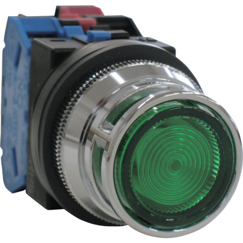 IDEC Φ30 Fully Guarded Round Illuminated Push Button Switch ALFN22211DNG 1 pc
