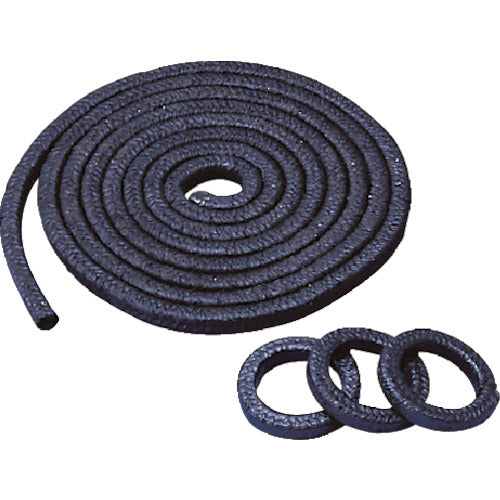 VALQUA Gland packing for water/oil pumps 6.5 x 6.5 6201-065030 1 roll