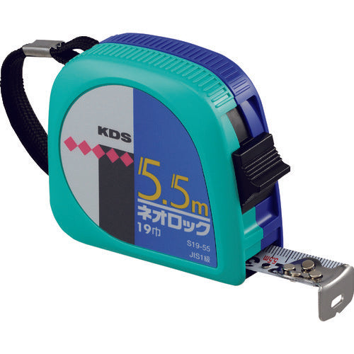 ＫＤＳ　コンベックス　ネオロック１９巾（角型）　５．５ｍ　KS19-55B　1 個