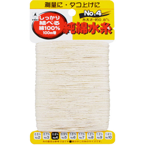 たくみ　純綿水糸　ＮＯ．４　3004　1 個