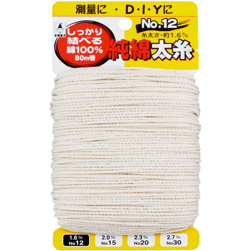 たくみ　純綿水糸　ＮＯ．１２　3012　1 個