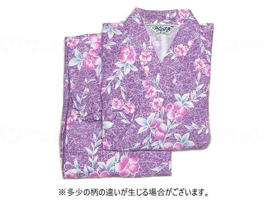 Wellfun Osewasan Gauze Nightgown for Women 300 Purple M