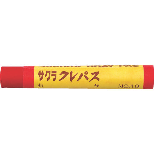 Sakura Crayons Thick Roll Red LP-BARA-19R 1 piece