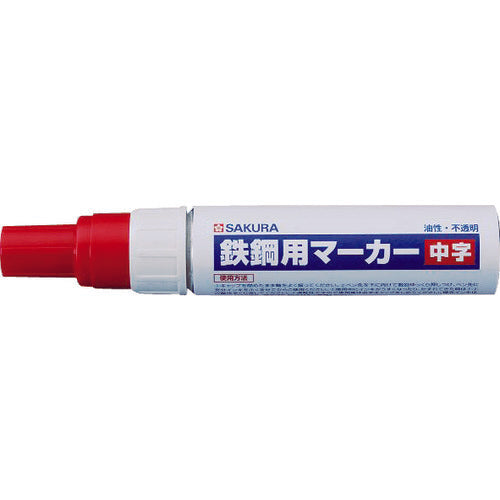 Sakura Steel Marker Medium Point Red PKK-M-19R 1 pc