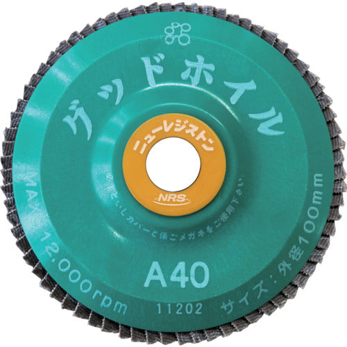 ＮＲＳ　ペーパー多羽根ホイル　グッドホイル　１００×１５　Ａ４０　GDW10072-A40　10 枚