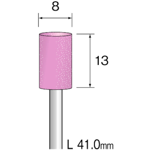 Minimo 정밀 숫돌 SP 지립 #100 φ8 (10개입) JA3046 1봉