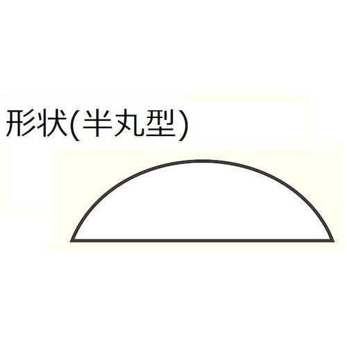 ツボサン　ハンドラッパー　半丸　＃１８０　HAL0180　1 本