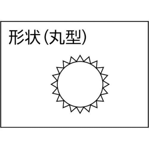 ツボサン　鉄工ヤスリ　４００ｍｍ　丸　中目　MA400-02　1 本