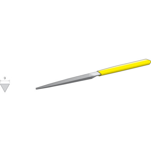 Minimo Sharp Cut File, Medium, Triangular, RD5115, 1 piece