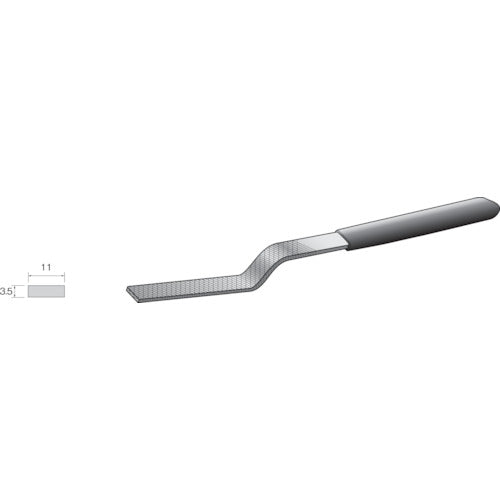 Minimo Iron File Crank Type Medium Flat RD5211 1 Piece