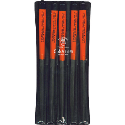Tsubosan File Set of 5 Triangular Oil-Eyed SA005-04 1 S