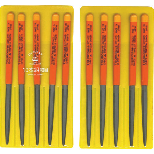 Tsubosan File Set 10 Pieces Shinogi Fine SI010-03 1 S