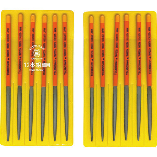 12-piece set of Tsubosan files, fine-grained, SI012-03 1 S