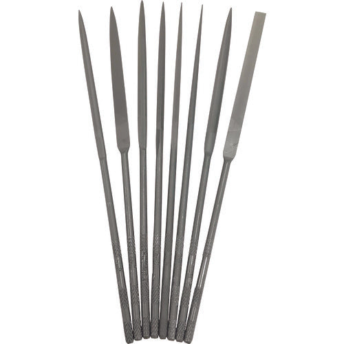 ツボサン　精密ヤスリ　８本組　セット　＃３（＃６より荒い）　ST00853T　1 Ｓ