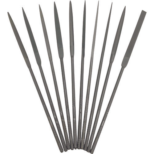 ツボサン　精密ヤスリ　１０本組　セット　＃３（＃６より荒い）　ST01053T　1 Ｓ