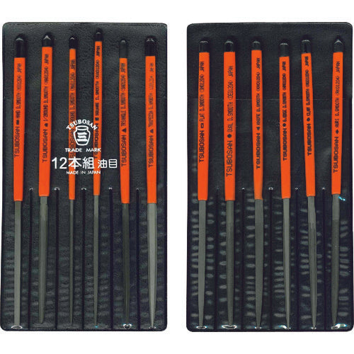Tsubosan File Set 12-piece Oil-Eyed ST012-04 1 S